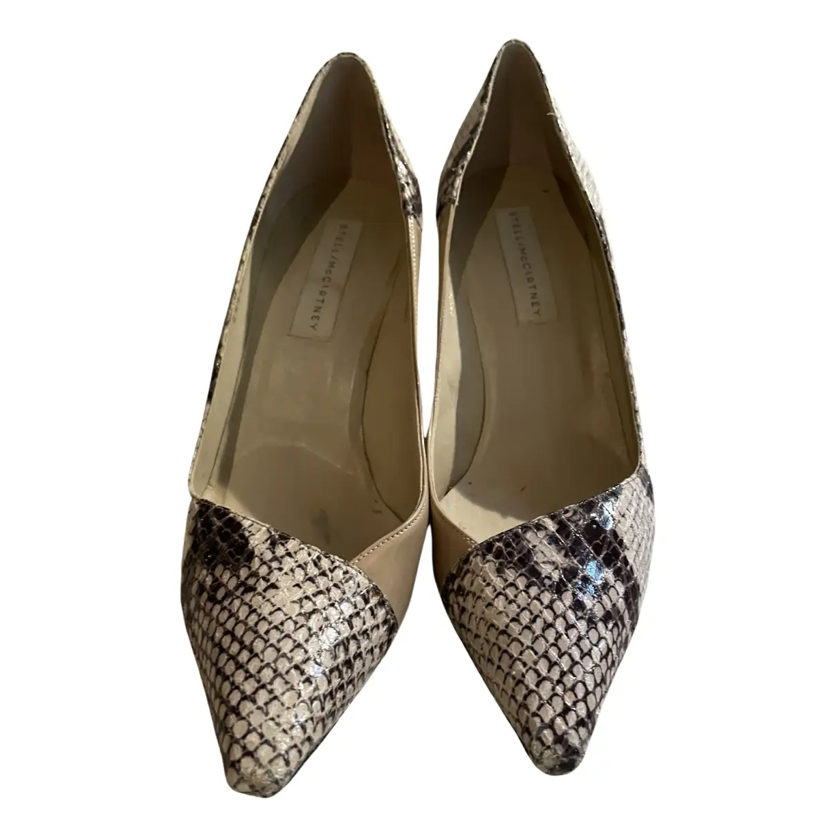 Leather heels Stella McCartney