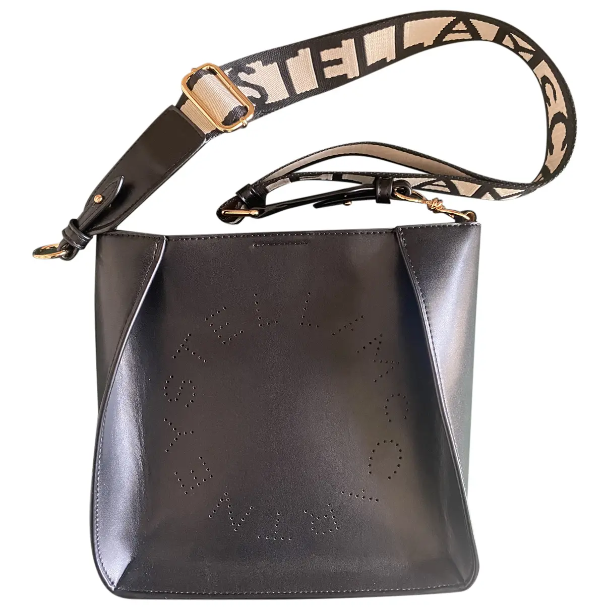 Logo leather handbag Stella McCartney