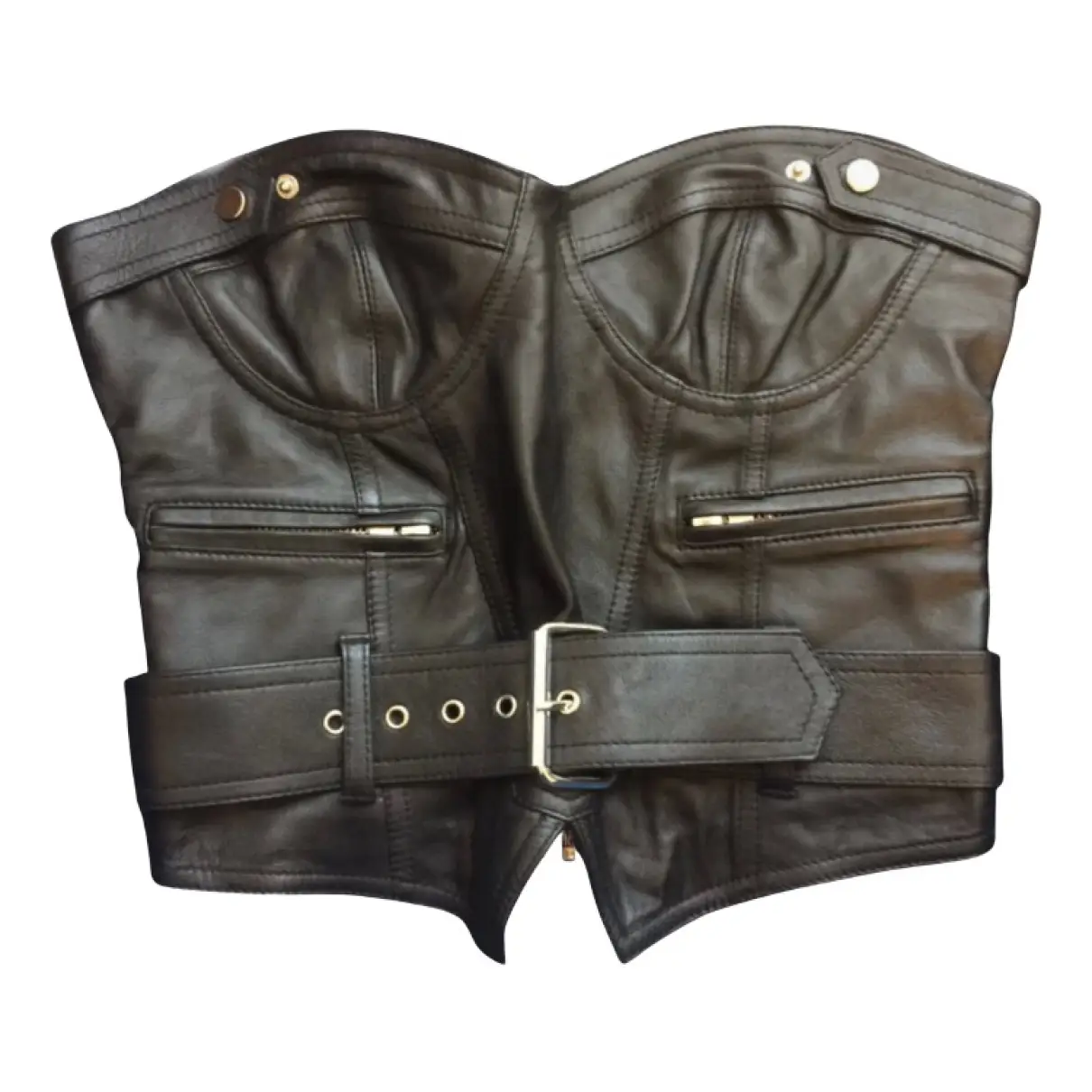 Leather corset Rat & Boa