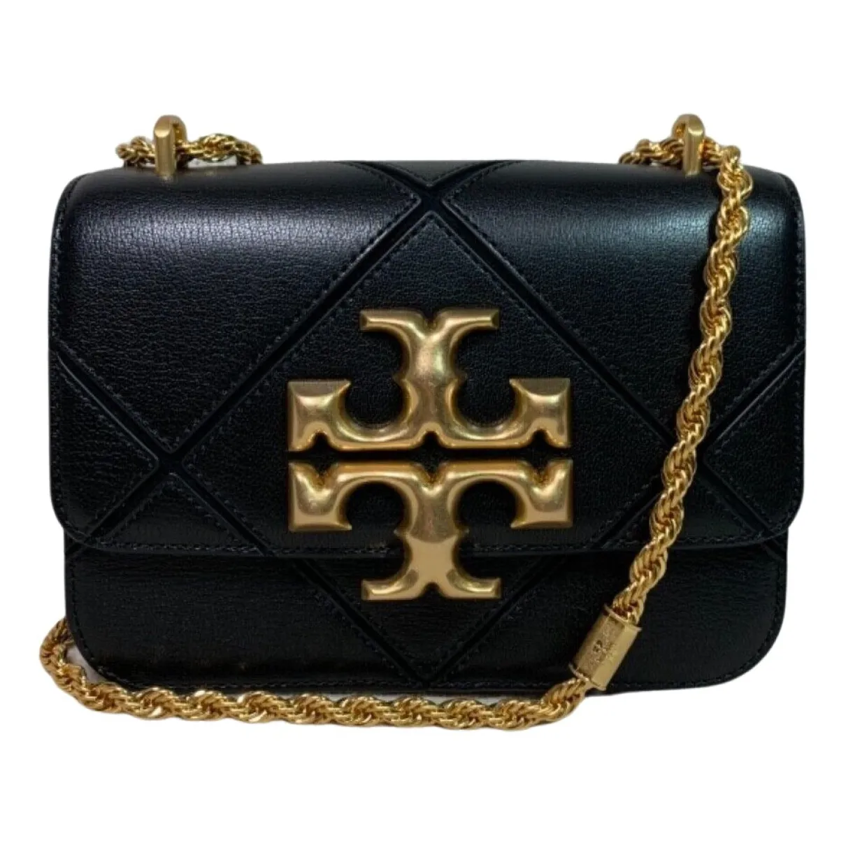 Leather handbag Tory Burch Black in Leather - 31531886