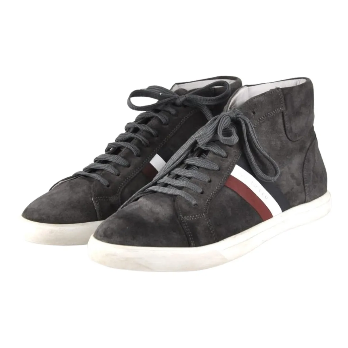 Leather trainers Moncler