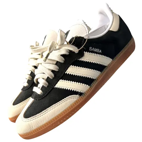 Samba trainers Adidas Black size 8 US in Suede - 40801699