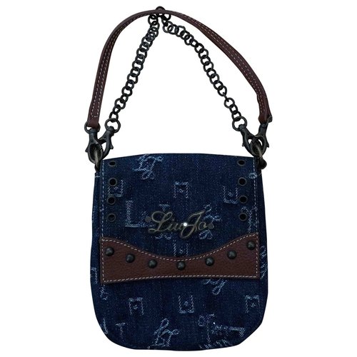 Pre-owned Liujo Cloth Mini Bag In Blue