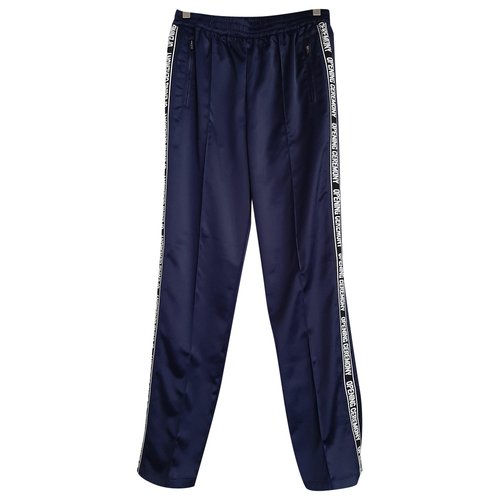 Pre-owned Opening Ceremony Trousers In Navy