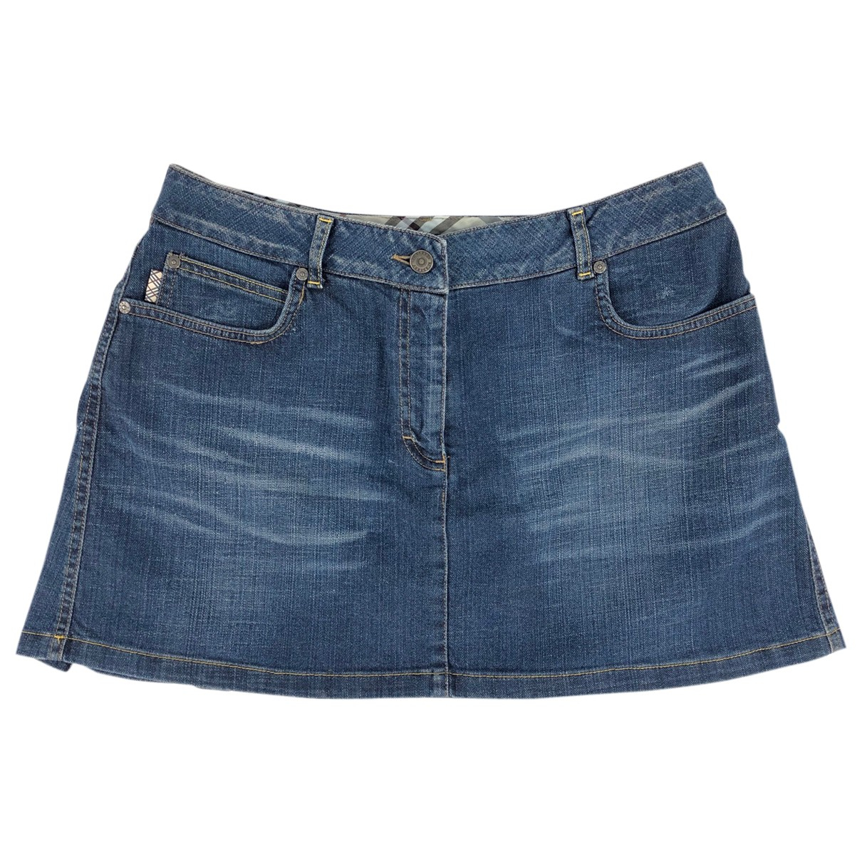 burberry jean skirt