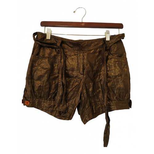 Pre-owned Liujo Brown Cotton Shorts