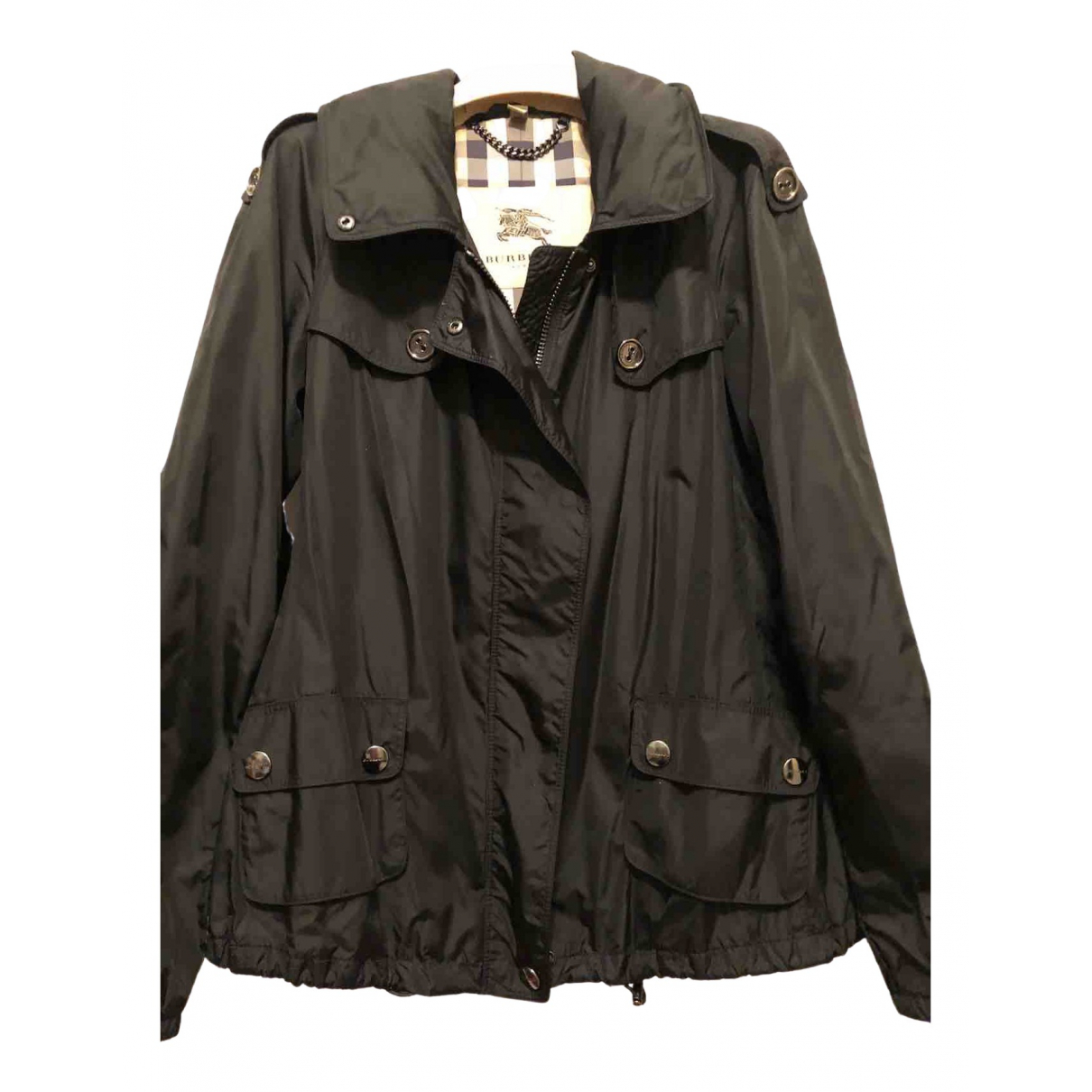 burberry leather jacket womens