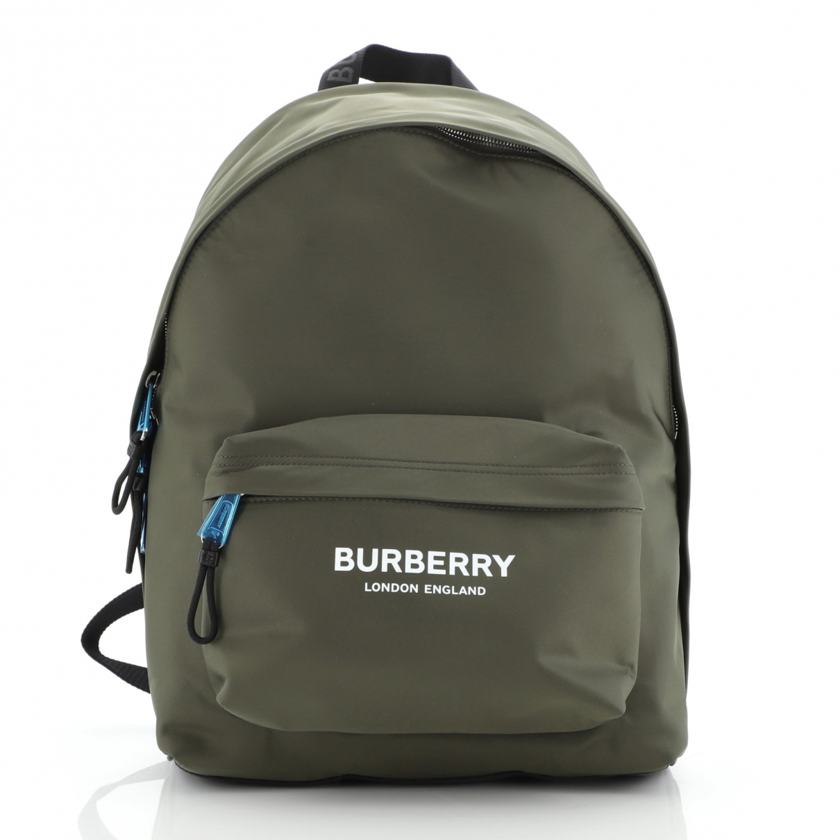 green burberry bag