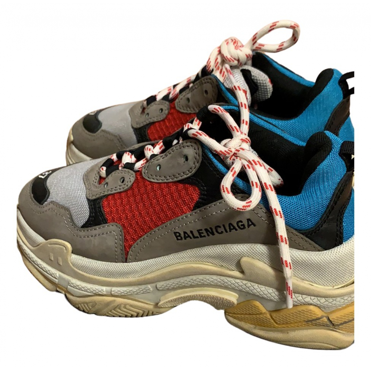 Shop Pre-owned Balenciaga Triple S Trainers In Other
