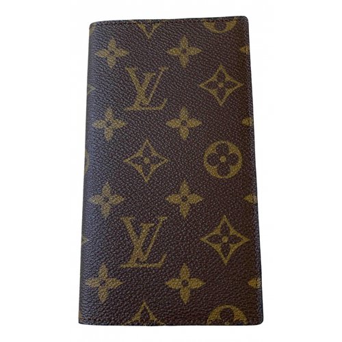 Pre-owned Louis Vuitton Cloth Diary In Brown