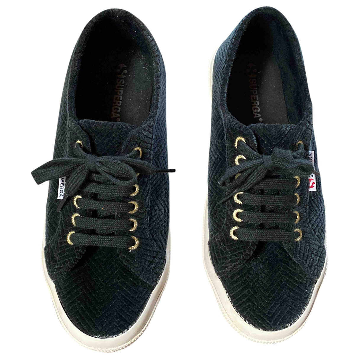Get the Superga Velvet trainers from 
