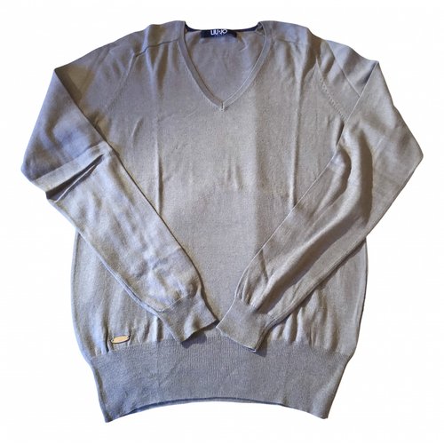 Pre-owned Liujo Grey Cotton Knitwear & Sweatshirt
