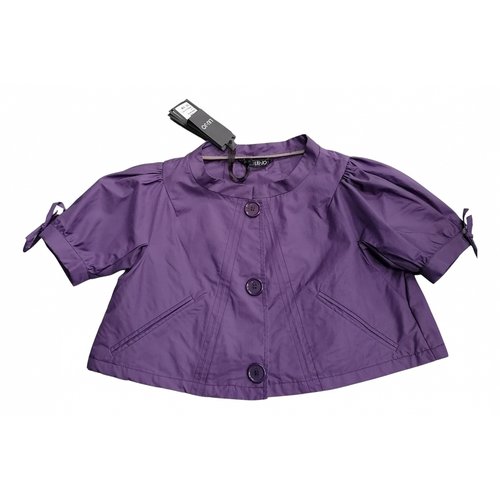 Pre-owned Liujo Short Vest In Purple