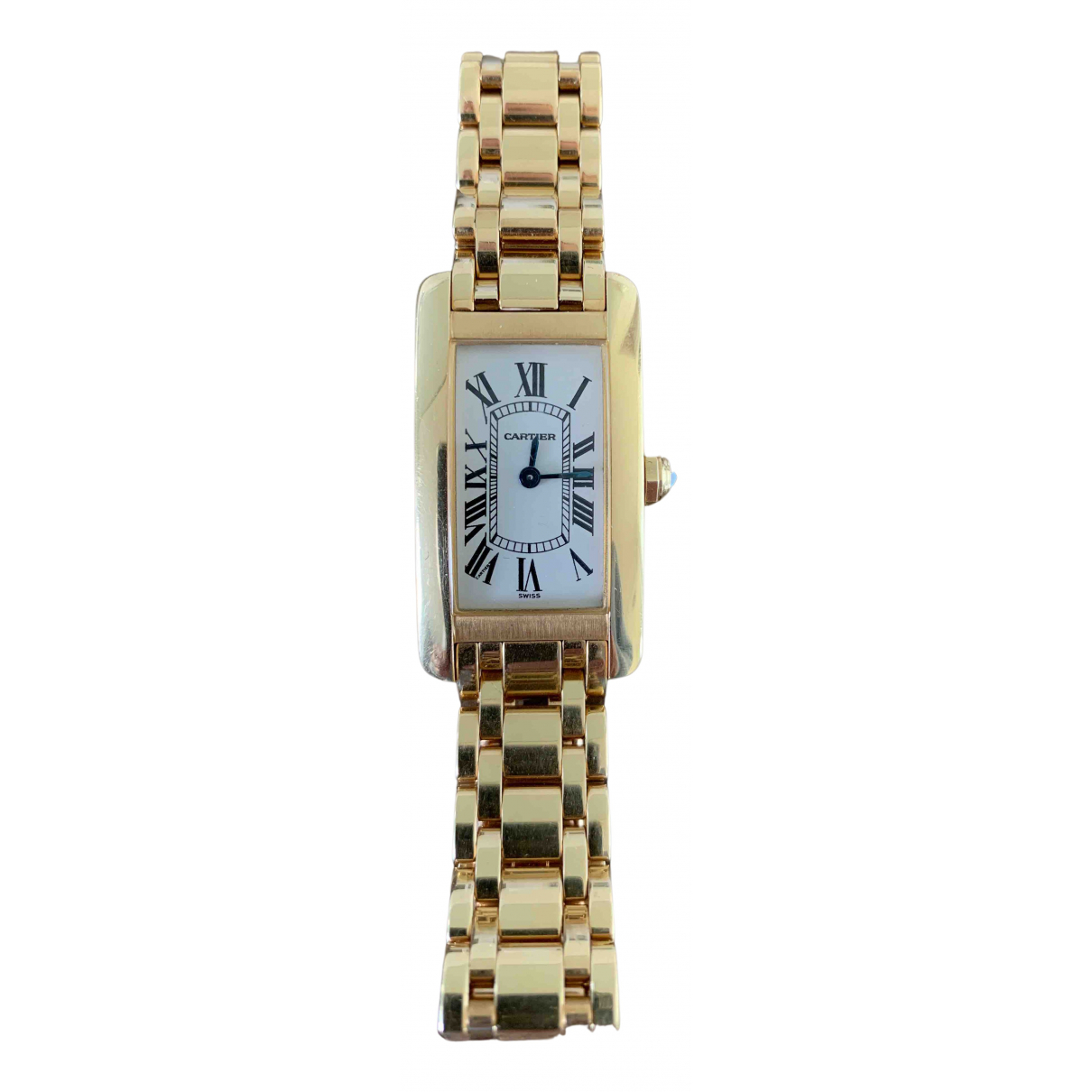 Pre-owned Cartier Tank Amã©ricaine Yellow Gold Watch | ModeSens