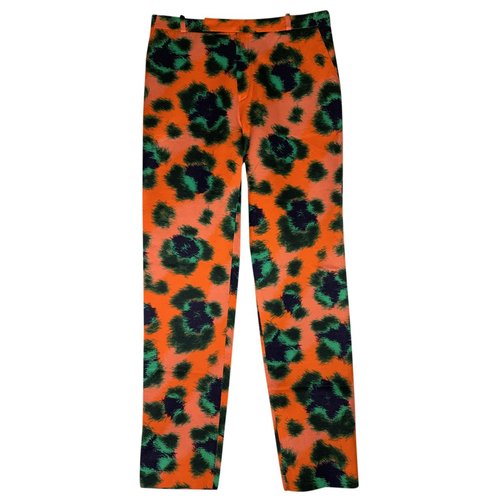 Pre-owned Kenzo Carot Pants In Multicolour