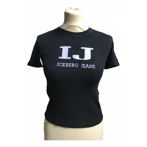 Pre-owned Iceberg Black Cotton Top