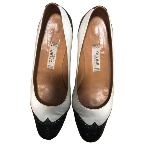 Pre-owned Celine Soft Ballerina Multicolour Leather Heels
