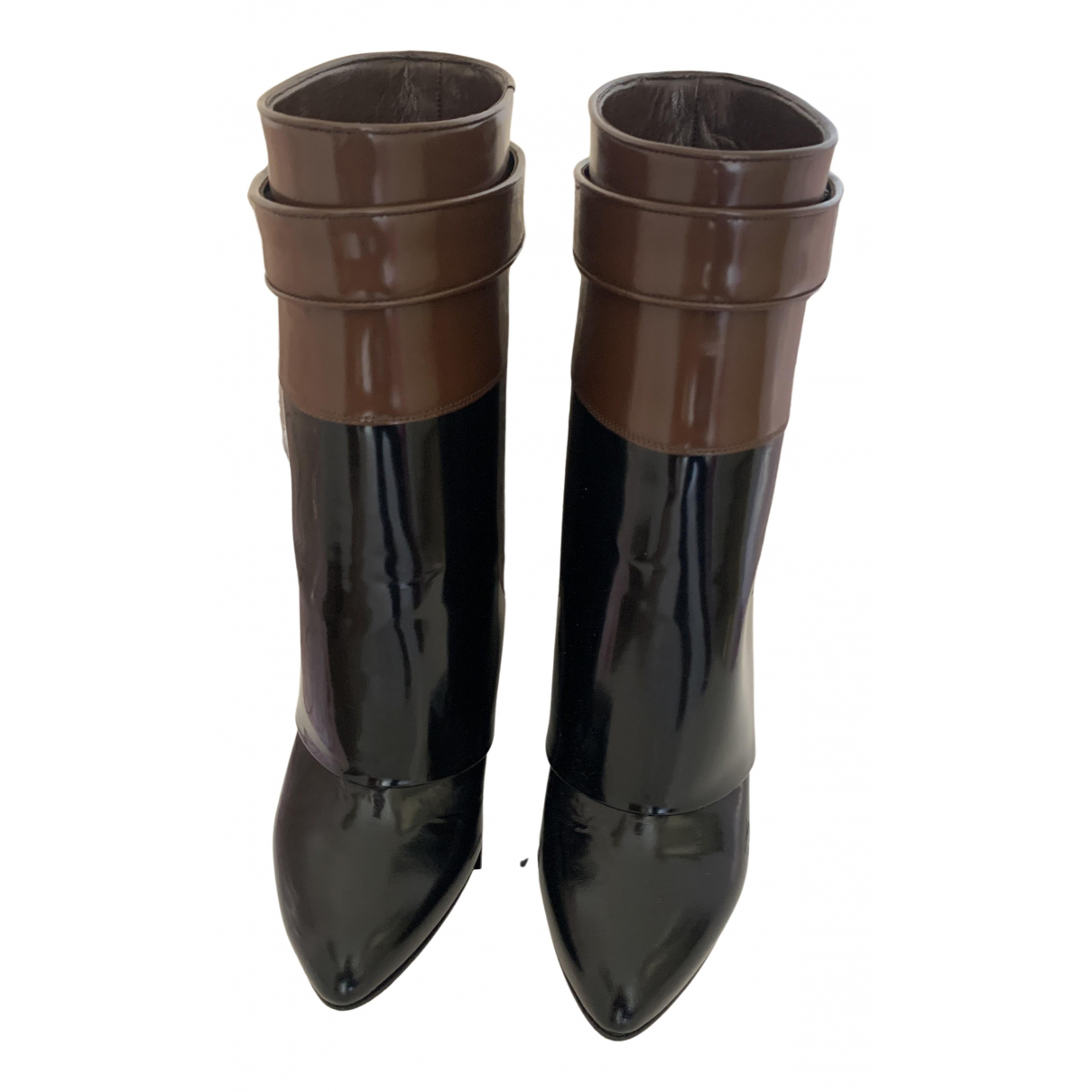 givenchy shark boots brown