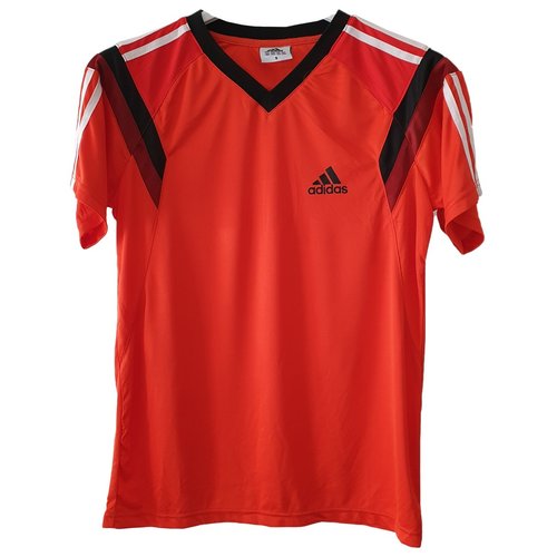 Pre-owned Adidas Originals Red Polyester T-shirt