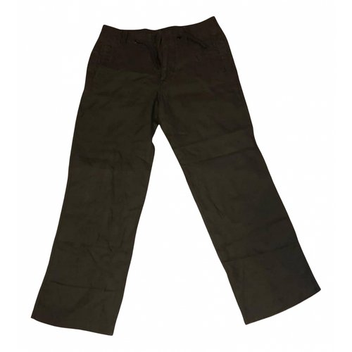 Pre-owned Zara Green Denim - Jeans Trousers