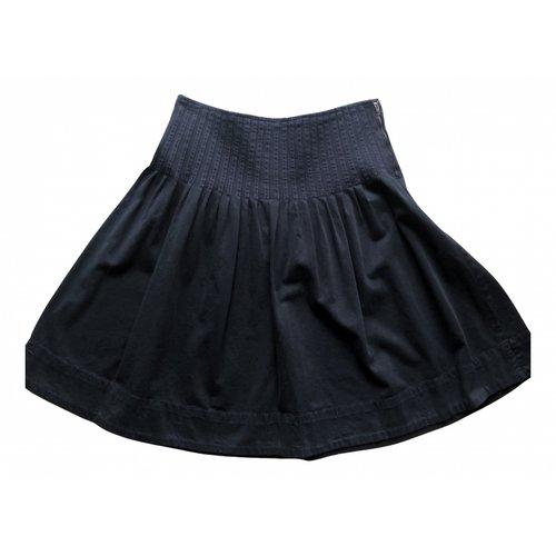 Pre-owned Max & Co Mini Skirt In Blue