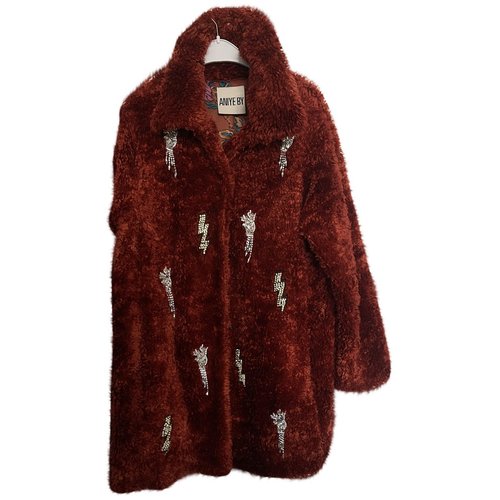 Pre-owned Aniye By Coat In Red