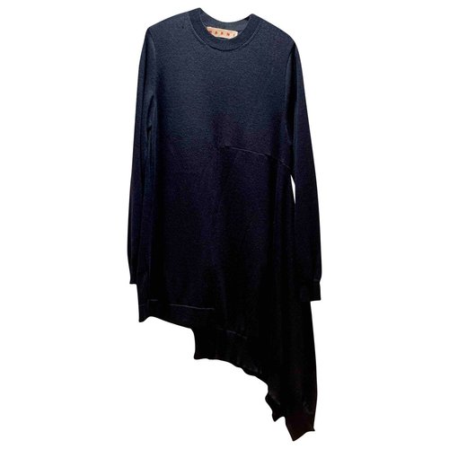 Pre-owned Marni Wool Jumper In Navy