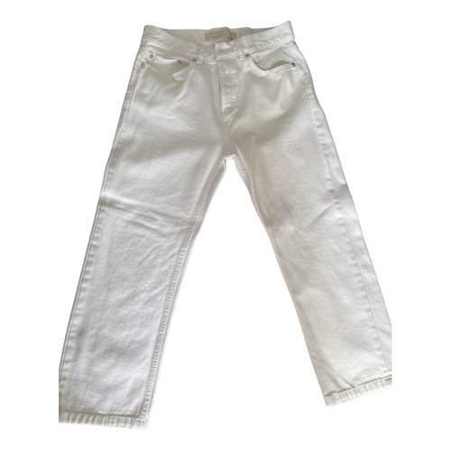Pre-owned Marc By Marc Jacobs White Cotton Jeans