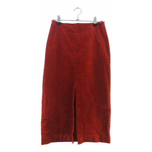 Pre-owned & Other Stories & Stories  Red Cotton Skirt