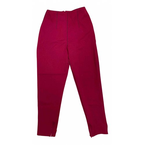Pre-owned Jean Paul Gaultier Carot Pants In Red
