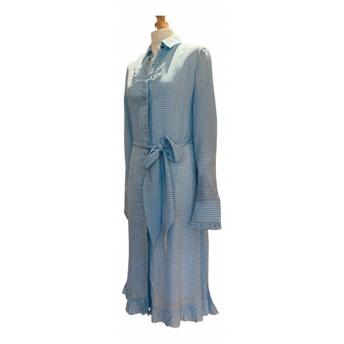 Pre-owned Altuzarra Silk Mid-length Dress In Blue