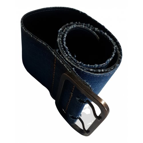 Pre-owned Levi's Leather Belt In Blue