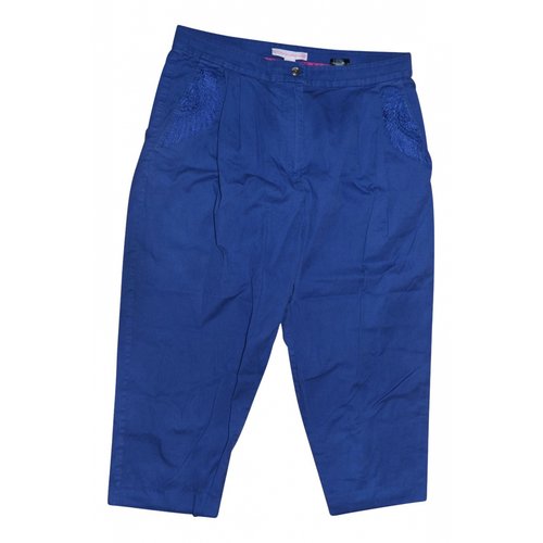 Pre-owned Matthew Williamson Blue Cotton Shorts