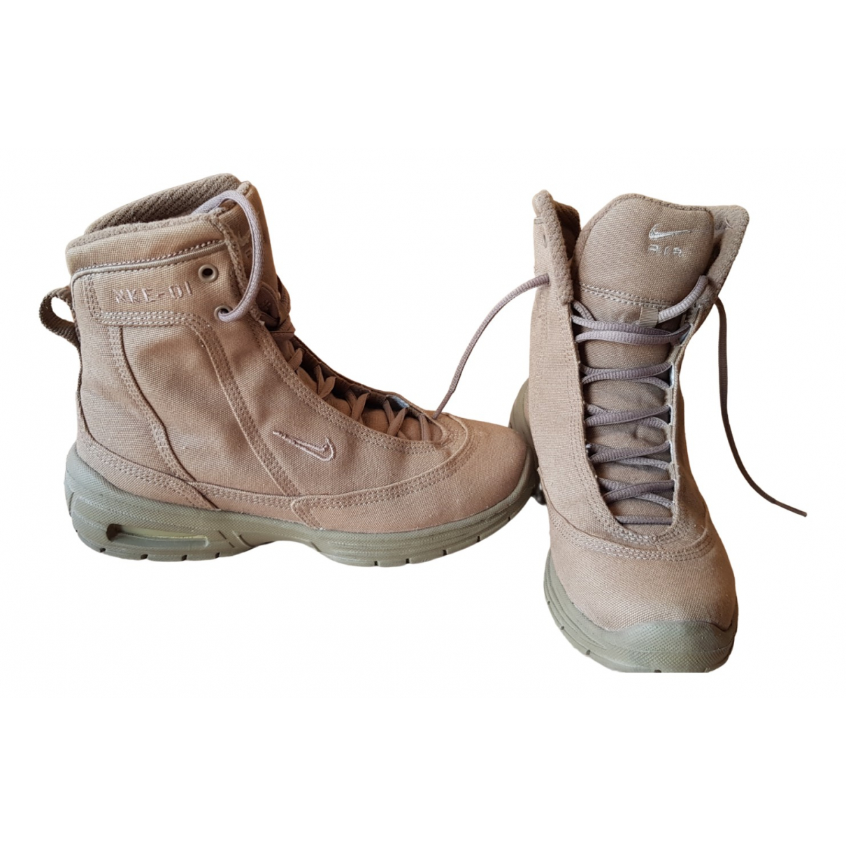 Nike Cloth biker boots on Vestiaire 