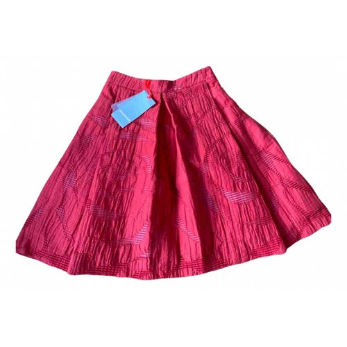 Pre-owned P.a.r.o.s.h Mini Skirt In Red