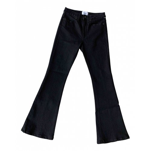 Pre-owned Dondup Black Cotton - Elasthane Jeans