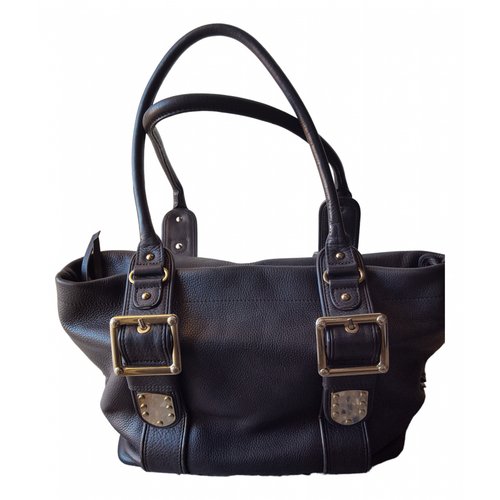 Pre-owned Tosca Blu Black Leather Handbag