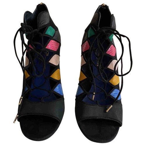 Pre-owned Ferragamo Multicolour Leather Heels