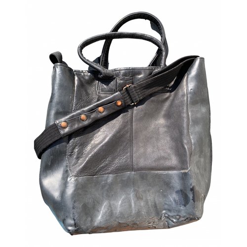 Pre-owned Oxs Black Leather Handbag