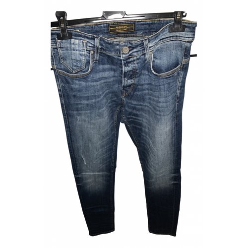 Pre-owned Jack & Jones Straight Jeans In Blue