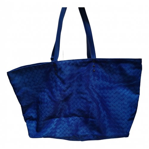 Pre-owned Bottega Veneta Cloth Bag In Blue