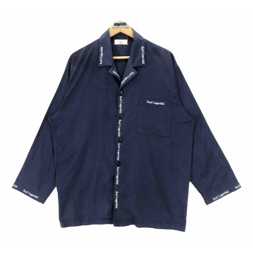 Pre-owned Karl Lagerfeld Shirt In Navy
