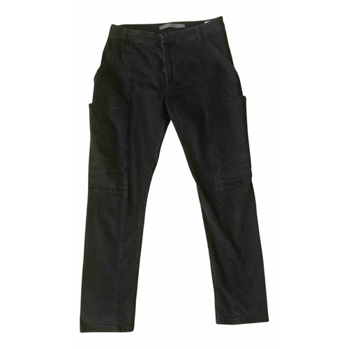 Pre-owned Superfine Trousers In Black