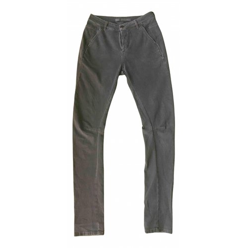 Pre-owned Superfine Trousers In Grey