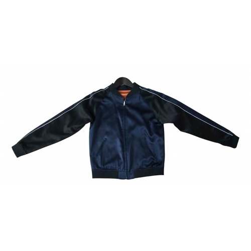 Pre-owned Opening Ceremony Silk Jacket In Navy