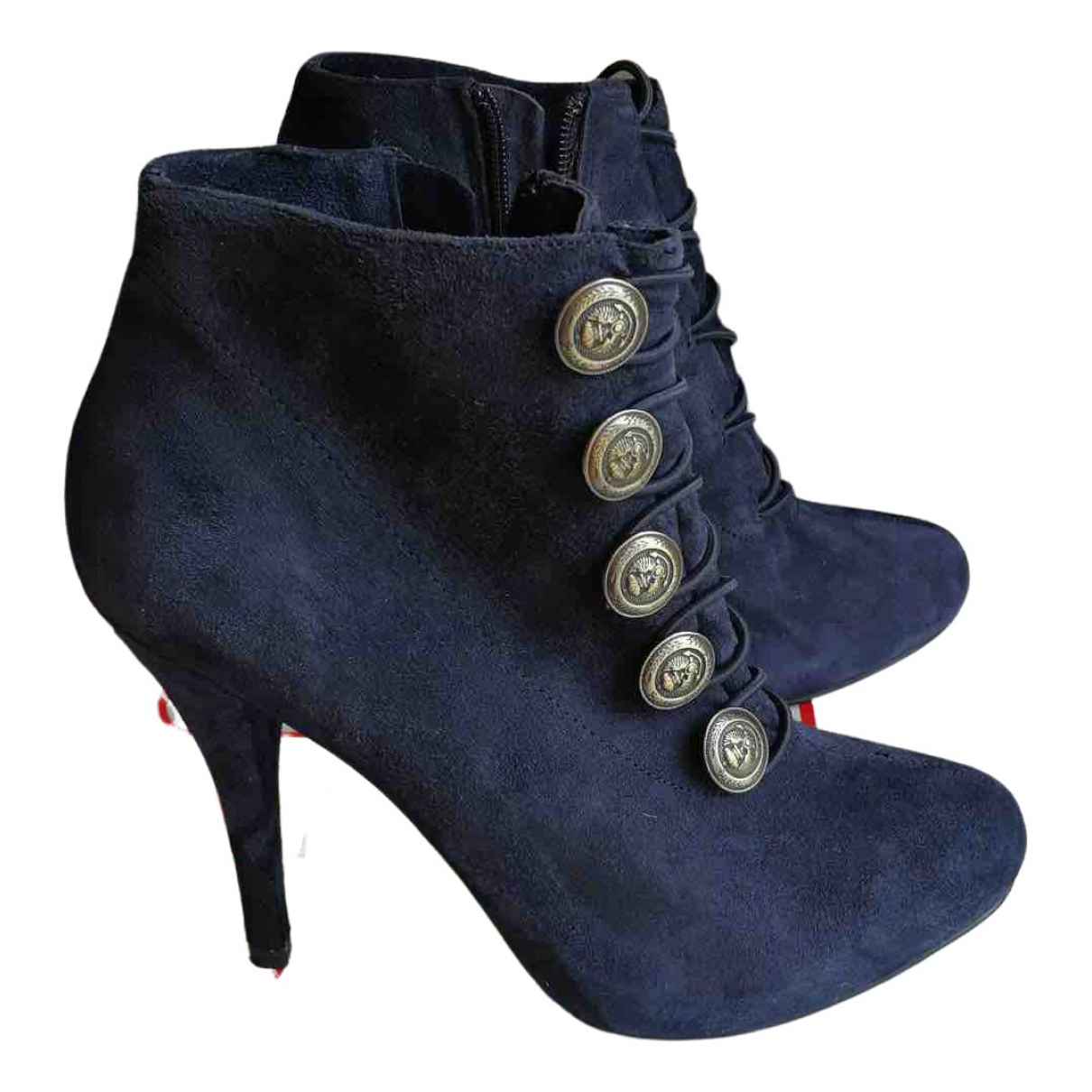 guess blue boots