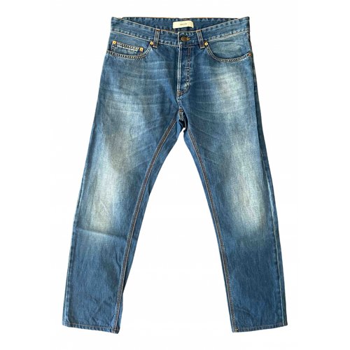 Pre-owned Mauro Grifoni Blue Cotton Jeans