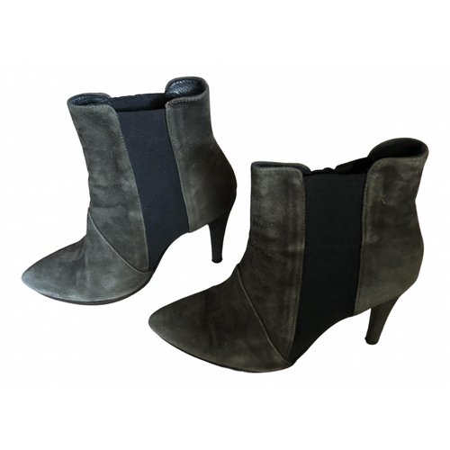 Pre-owned Stefanel Boots In Grey