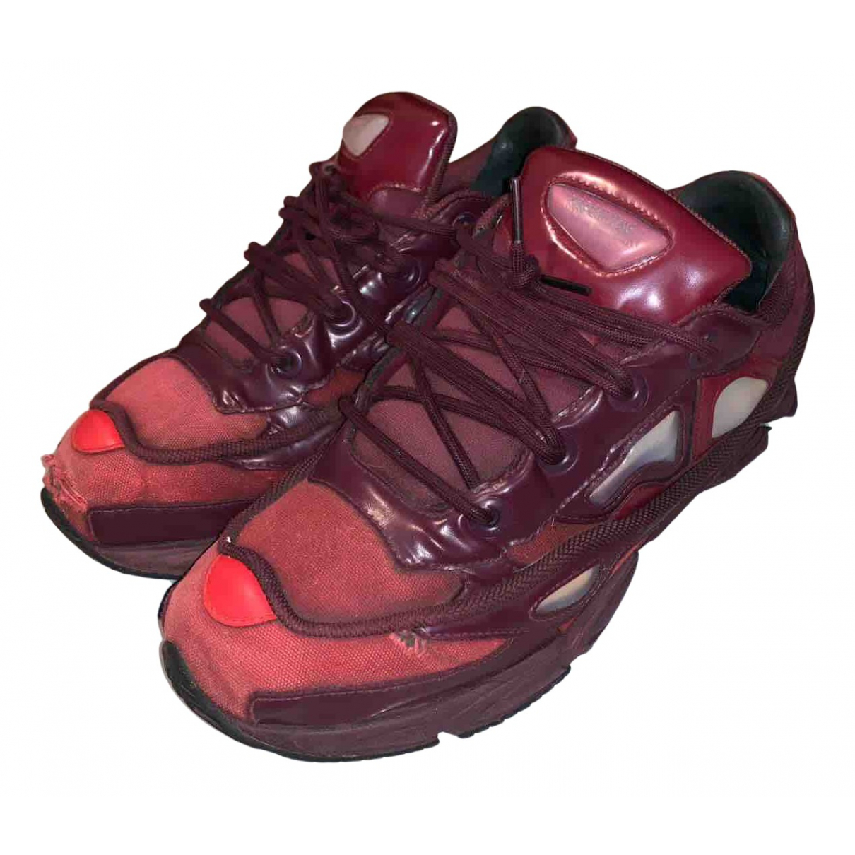 Pre-owned Adidas By Raf Simons Burgundy 