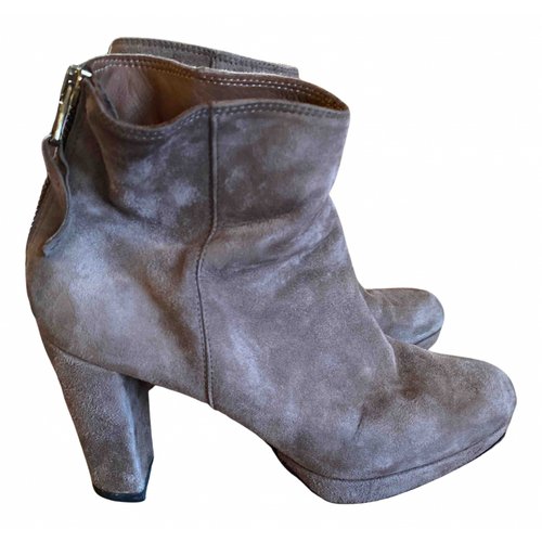 Pre-owned Viktoria & Woods Ankle Boots In Beige